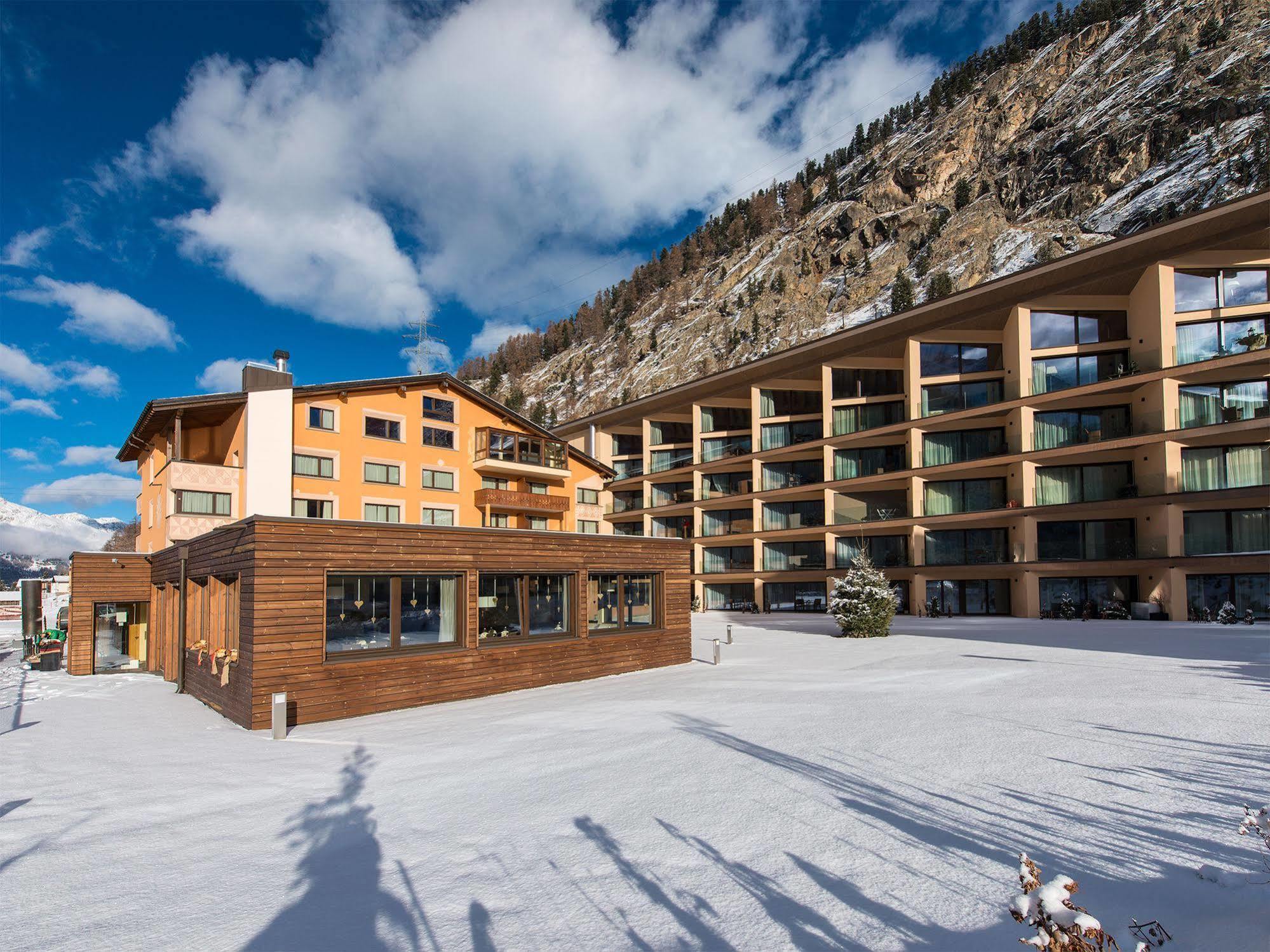 Hotel Palue Понтрезина Экстерьер фото